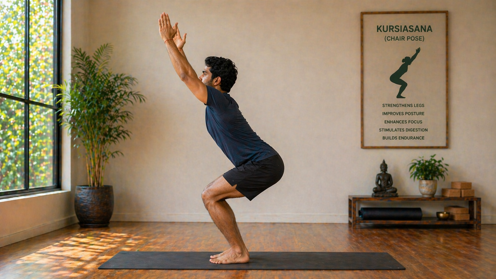 Kursiasana (Chair Pose)